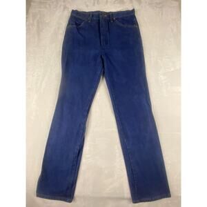 Wrangler Cowboy Cut Straight Blue Denim Cotton Men's Jeans 33x33 936DEN